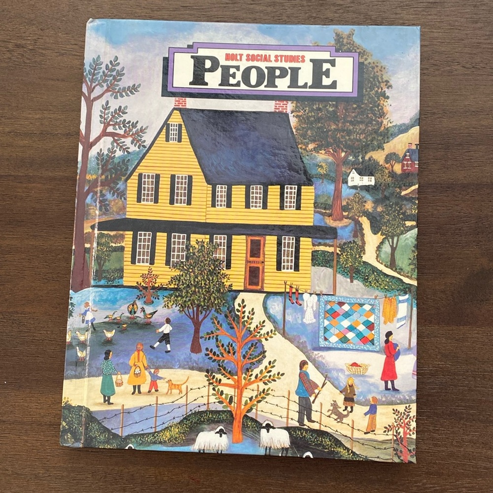 People: Holt Social Studies (hardcover, 1986) JoAnn Cangemi, General Editor